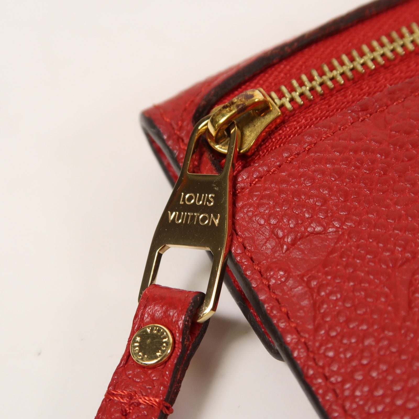 Louis Vuitton Empreinte Card Case Red Card Case M 60634