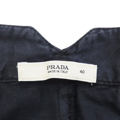 Prada Black Cotton Pants 40