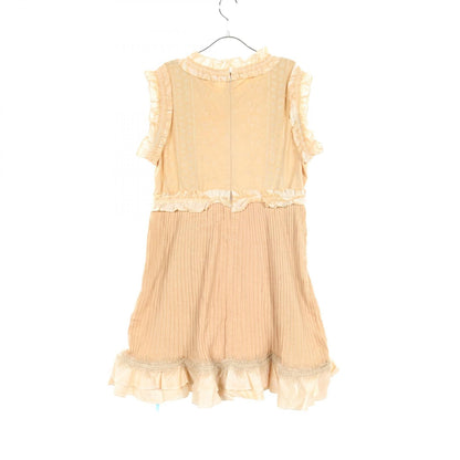 Chanel Beige Dress Cotton P 38465w 04498