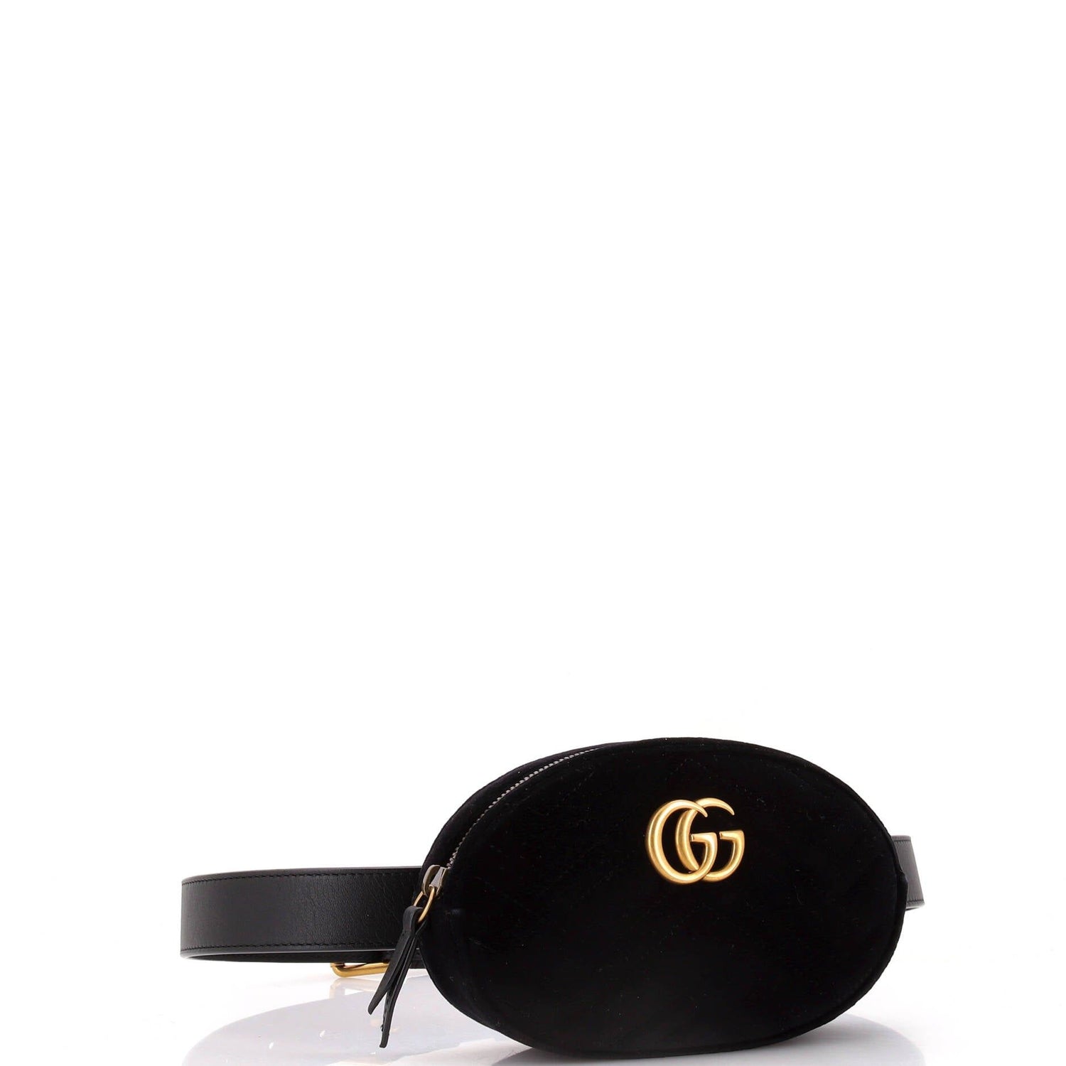 Gucci GG Marmont Belt Bag Matelasse Velvet