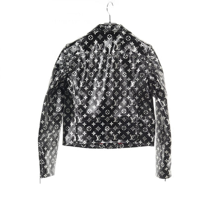Louis Vuitton Monogram Biker Jacket Silver Black Silver Riders Jacket Rw 192w Nyk Fhlj 12