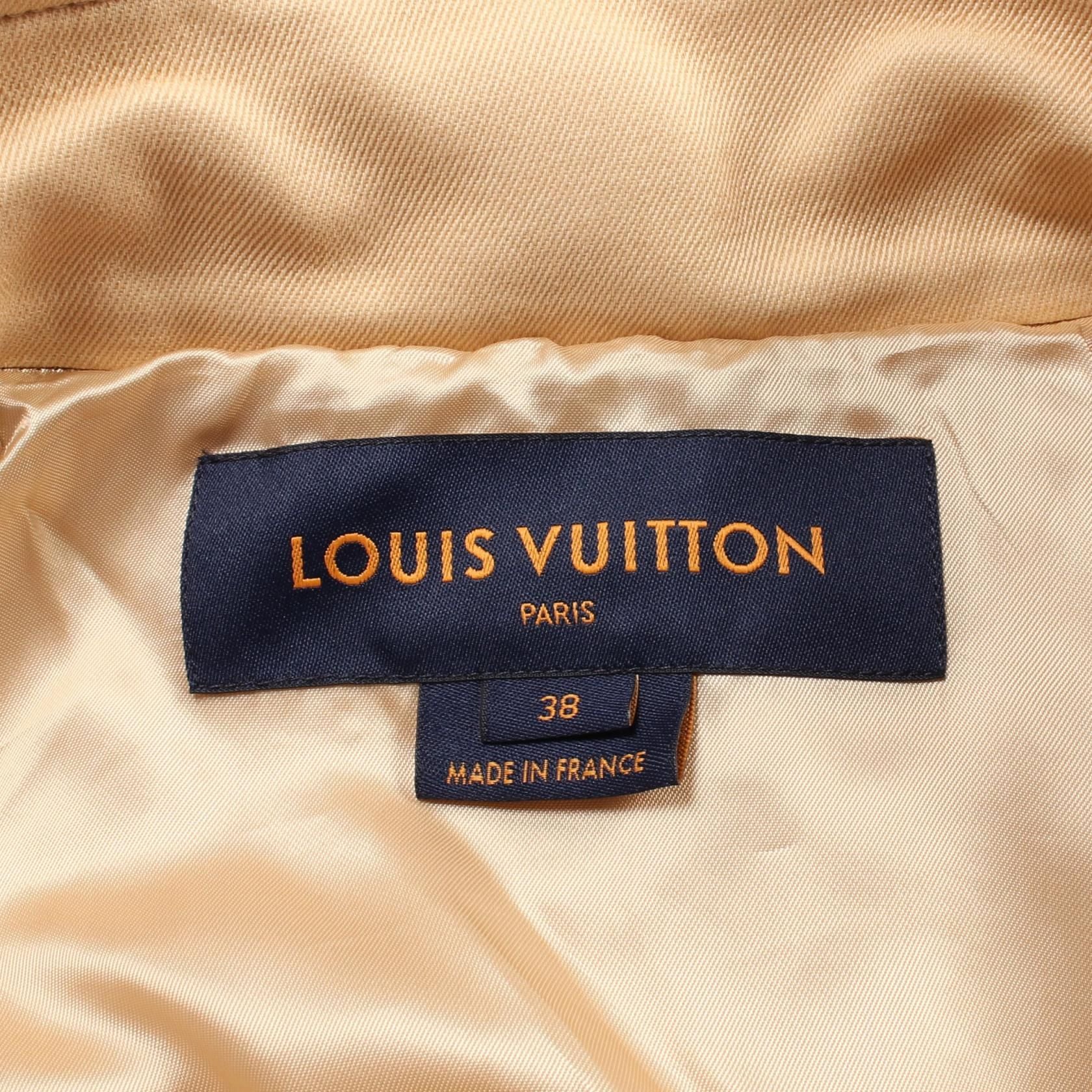 Louis Vuitton Belt Color Lv Button Beige Trench Coat Rw 231w Us 8 Focx 27