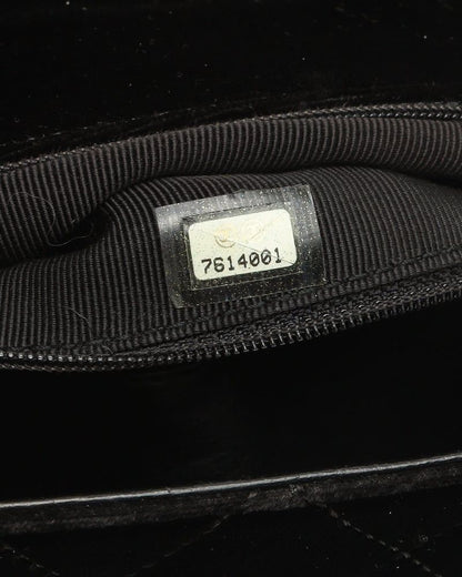 Chanel CC Velour Chain Bag