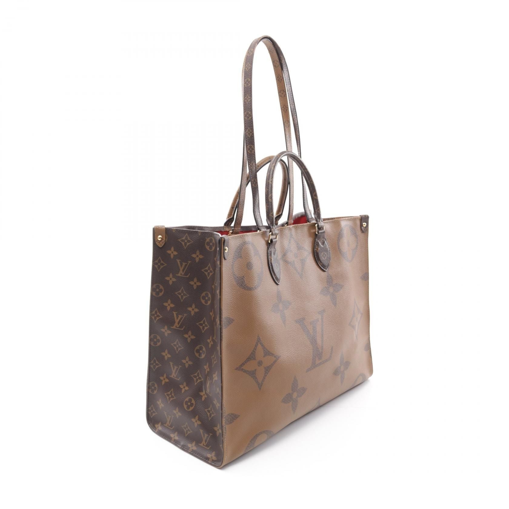 Louis Vuitton On The Go Gm Monogram Giant Reverse Shoulder Bag M 45320 Lv