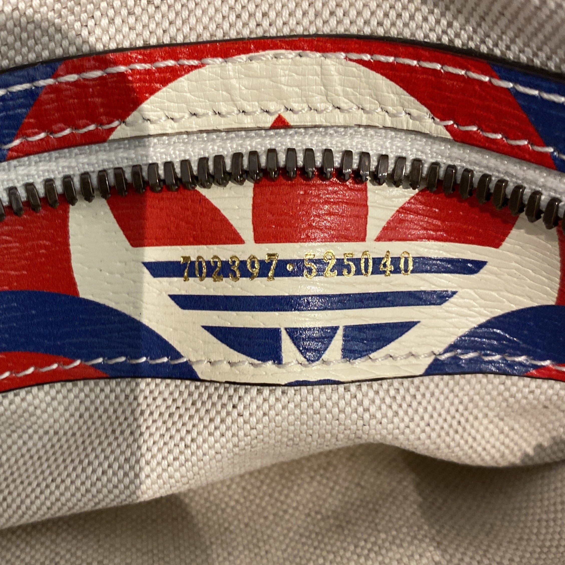 Gucci X Adidas Duffle Bag Printed Leather Mini