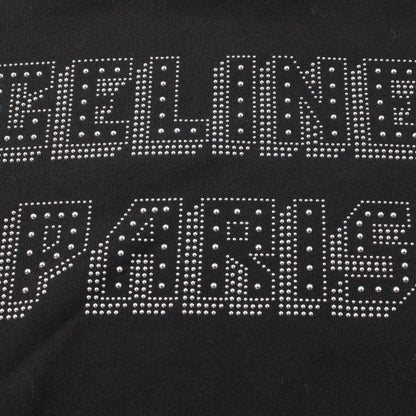 Celine Hoodie Sweats Shirts 2y 05e 670q Cotton Black Mens Logo Xs