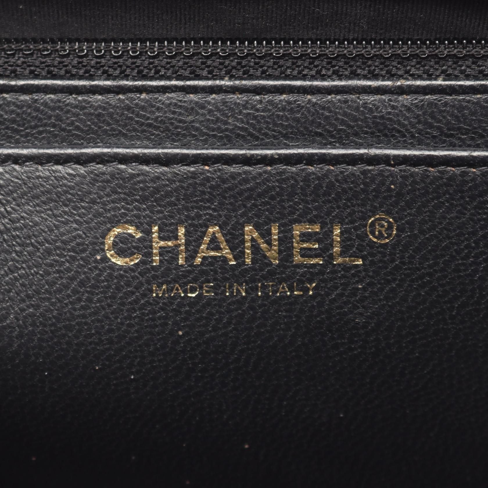 Chanel Black Big Matelasse 34 Shoulder Bag Calfskin (cowhide)