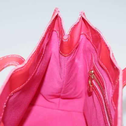 Louis Vuitton Vernis Wilshire Pm Hand Bag Rose Pop M 93643 Auth