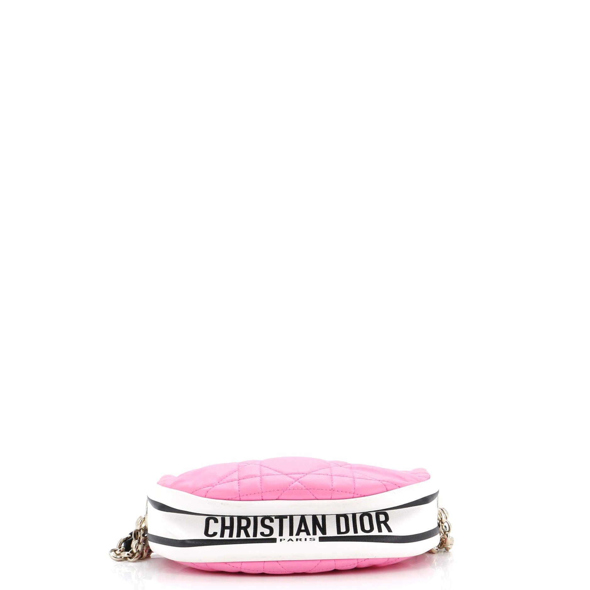 Christian Dior Vibe Hobo Cannage Quilt Lambskin Small