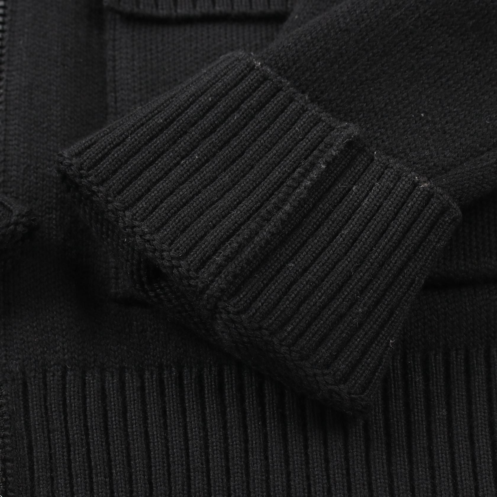 Louis Vuitton Shearling Collar Blouson Rm 241m Zll Hqn 10w Wool Black White