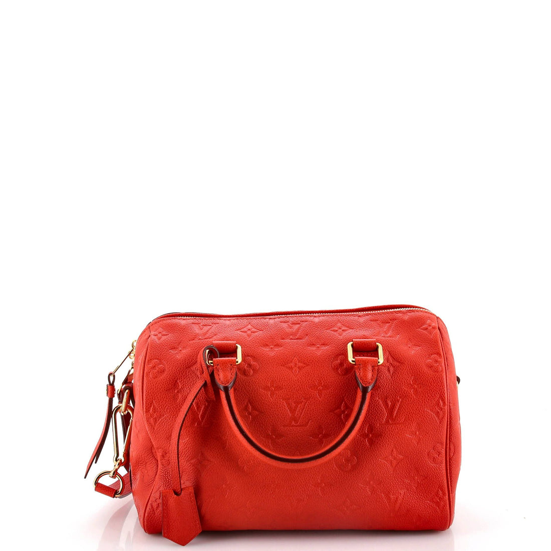 Louis Vuitton Speedy Bandouliere Bag Monogram Empreinte Leather 25