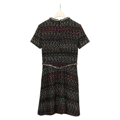 Chanel One Piece Tweed Navy Cc Auth