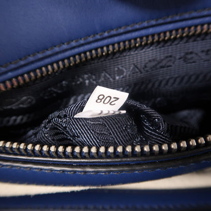 Prada Cowhide Leather 2Way Shoulder Bag 2way Shoulder Bag Blue Calfskin (cowhide) Bn 2857