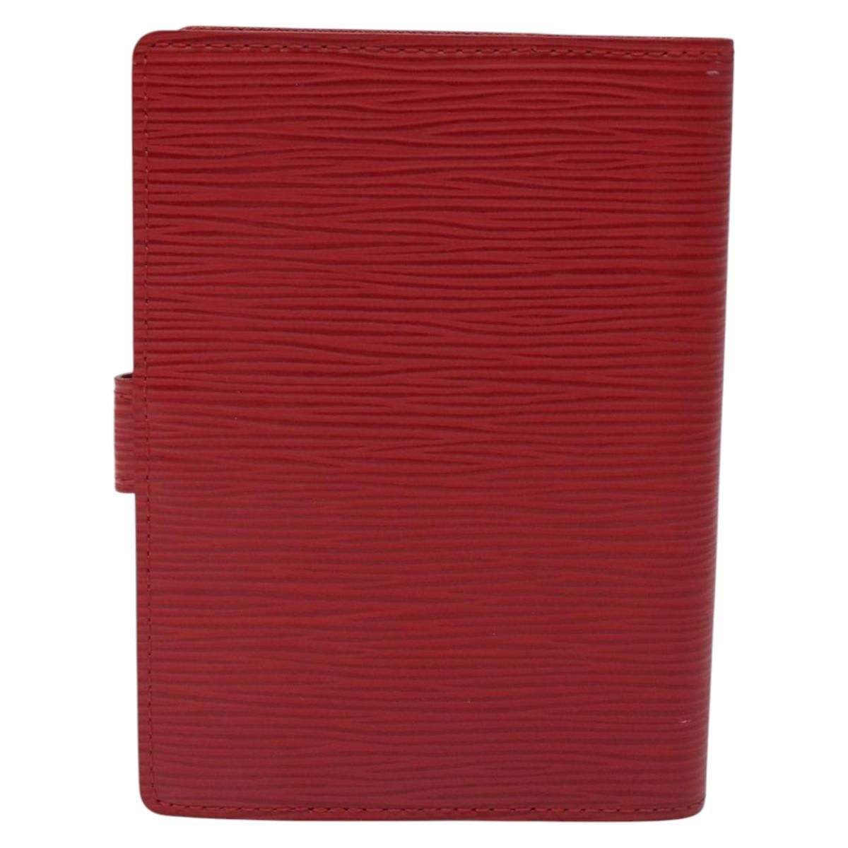 Louis Vuitton Epi Agenda Pm Day Planner Cover Red R 20057 Lv Auth