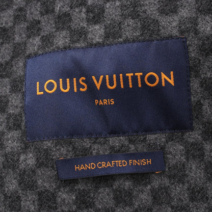 Louis Vuitton _ Nigo Giant Damier Gres Gray Duffel Coat Rm 202m Xep Hjc 03w