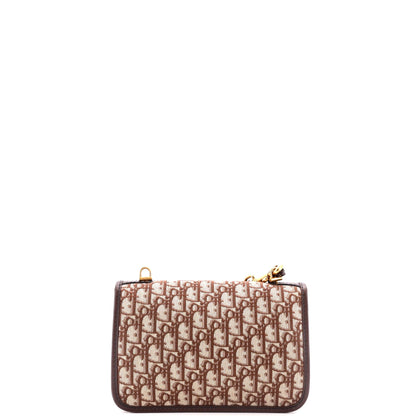 Christian Dior Dioraddict Flap Bag With Strap Oblique Canvas Medium