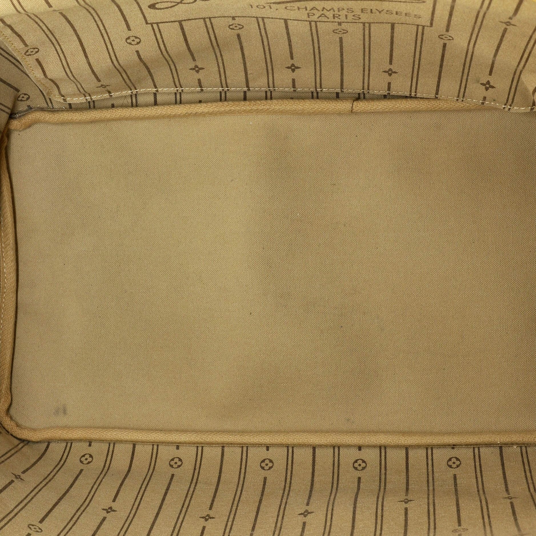 Louis Vuitton Neverfull Nm Tote Monogram Canvas Gm