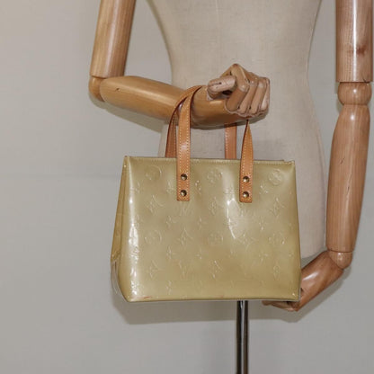 Louis Vuitton Vernis Reade Pm Hand Bag Beige M 91334 Lv Auth