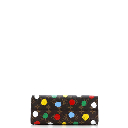 Louis Vuitton Onthego Tote Yayoi Kusama Painted Dots Monogram Canvas Pm