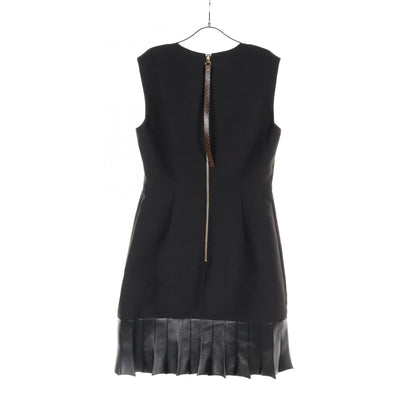 Louis Vuitton Fin Flounce Smikado Dress Black Dress Rw 241wa Sm 4 Fqds 92