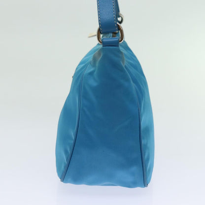 Prada Accessory Pouch Nylon Light Blue Auth