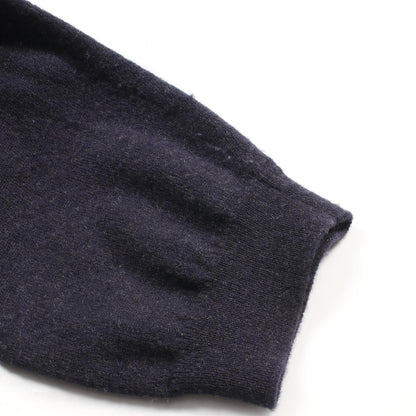 Hermes Les Cles Bandana Cardigan Jacket 67-7762 Silk Wool Navy 