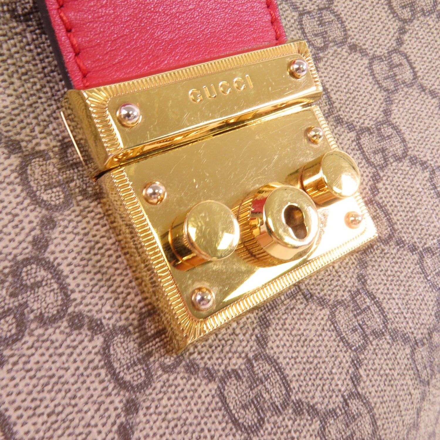 Gucci Medium Padlock Tote, GG Supreme