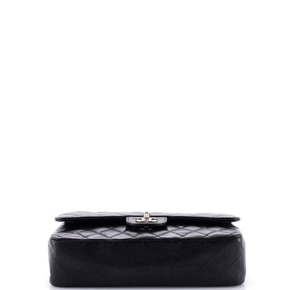 Chanel Classic Double Flap Bag Quilted Caviar Medium