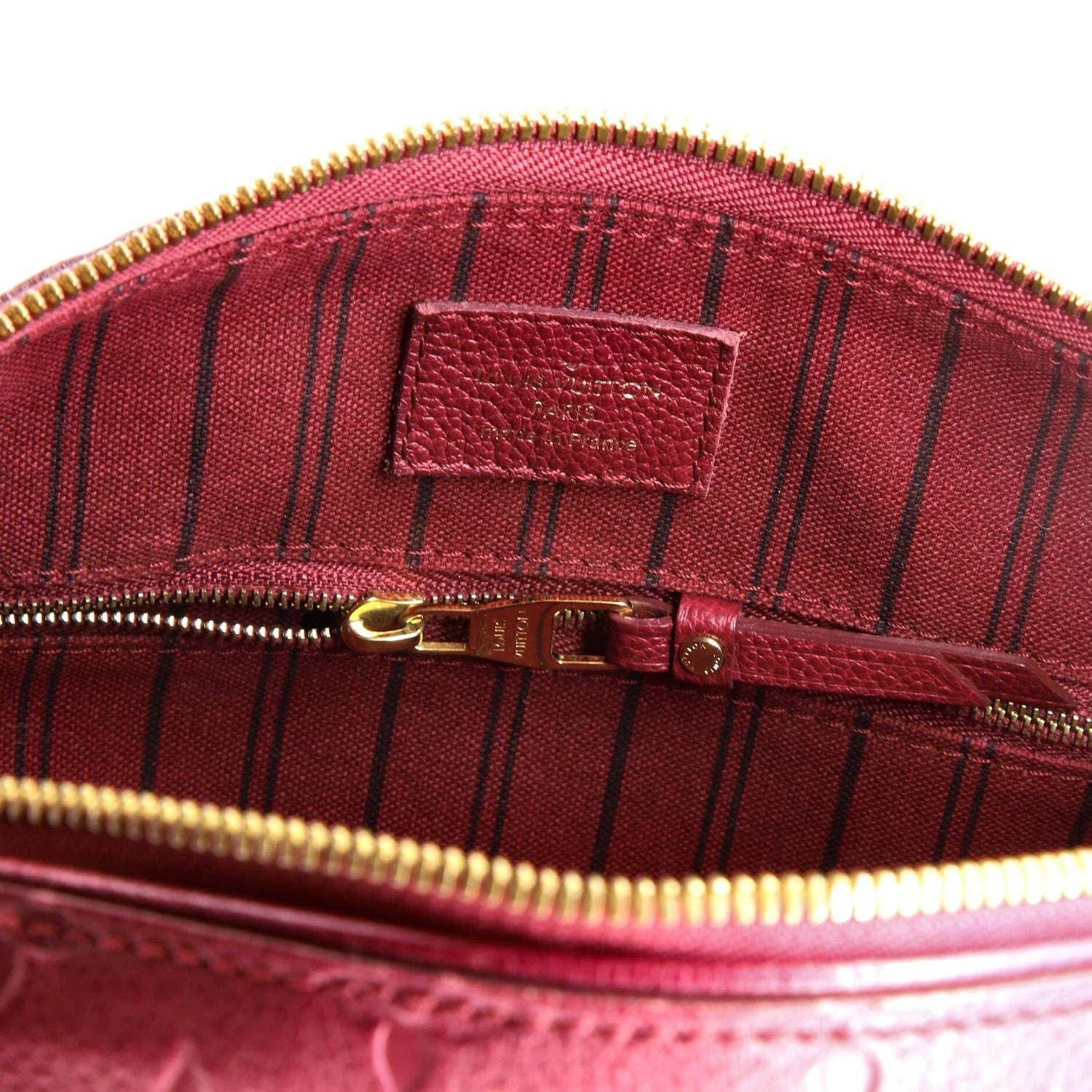 Louis Vuitton Speedy Bandouliere Bag Monogram Empreinte Leather 25