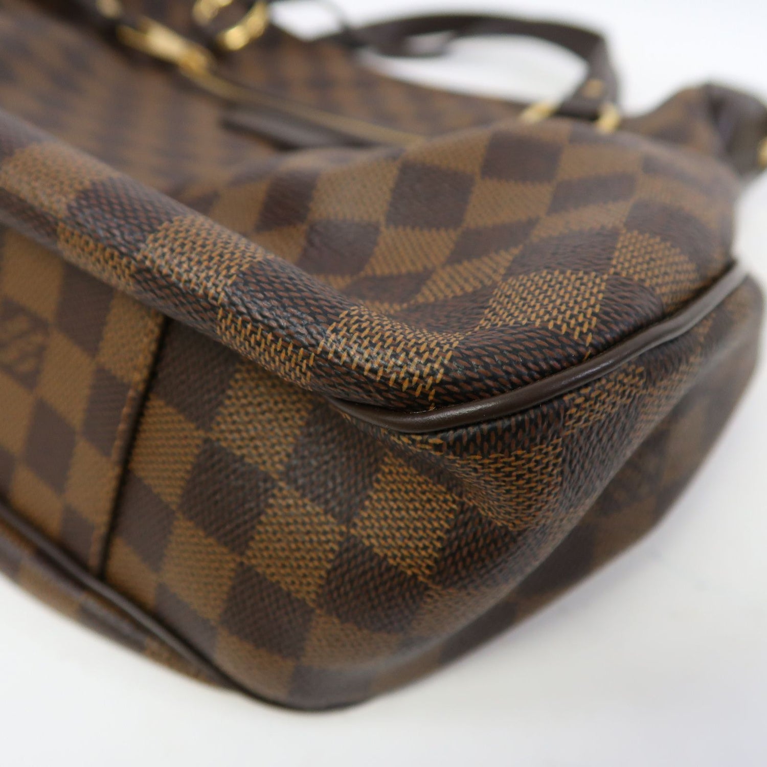 Louis Vuitton Damier Evora Mm Gold Hand-ground Shoulder Bag For Back Bag Brown 2way Shoulder Bag N 41131