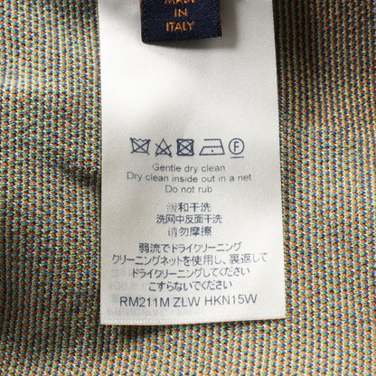 Louis Vuitton Lvm Intarsia Knit Rm 211m Zlw Hkn 15w Cotton Blue Mens L