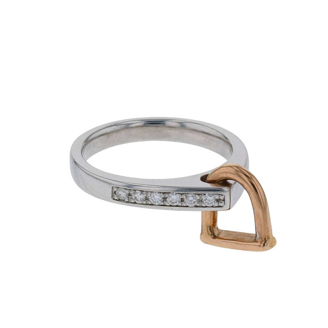 Lilistone diamonds and gold ring