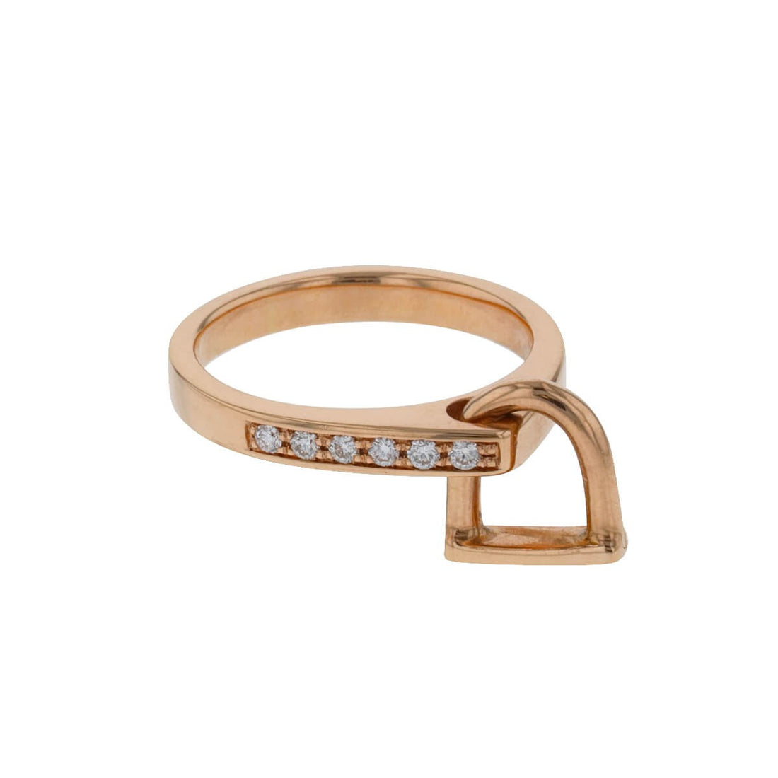 Lilistone diamonds and gold ring