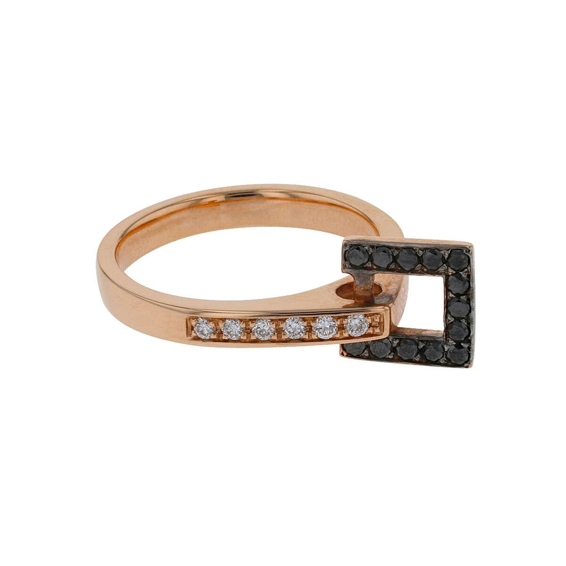 Lilistone diamonds and gold ring