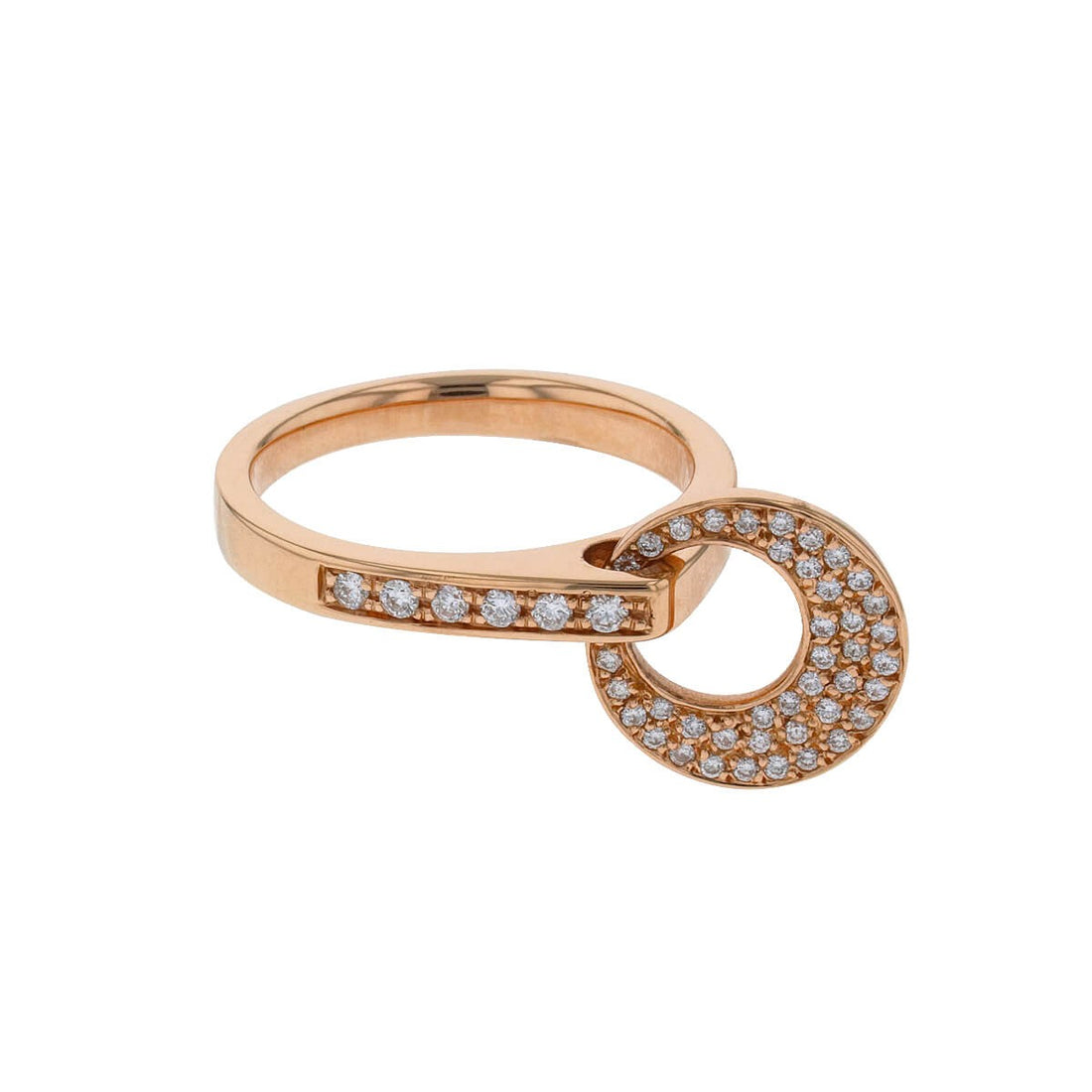 Lilistone diamonds and gold ring
