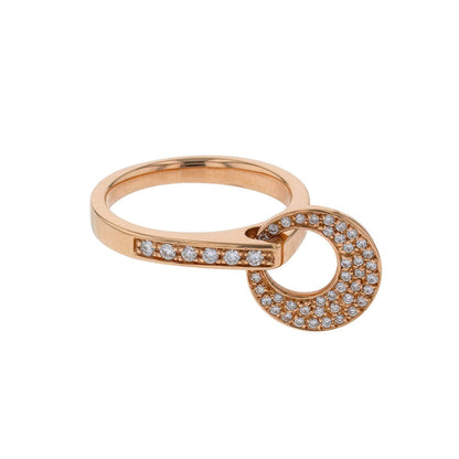 Lilistone diamonds and gold ring