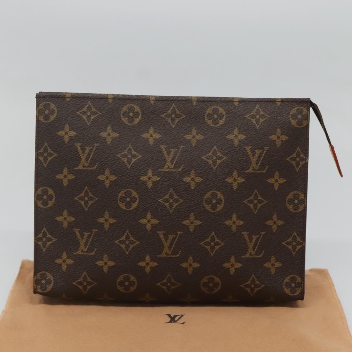 Louis Vuitton Monogram Poche Toilette 26 Pouch M 47542 Lv Auth