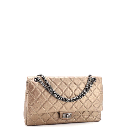 Chanel Reissue 2.55 Flap Bag Quilted Metallic Aged Calfskin 226