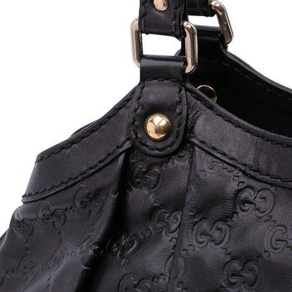 Gucci Medium Guccissima Sukey Tote Black