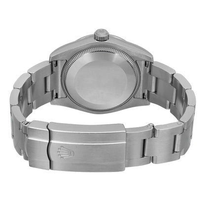 Rolex Oyster Perpetual 31 Mm Steel White Roman Dial Automatic Watch 177200