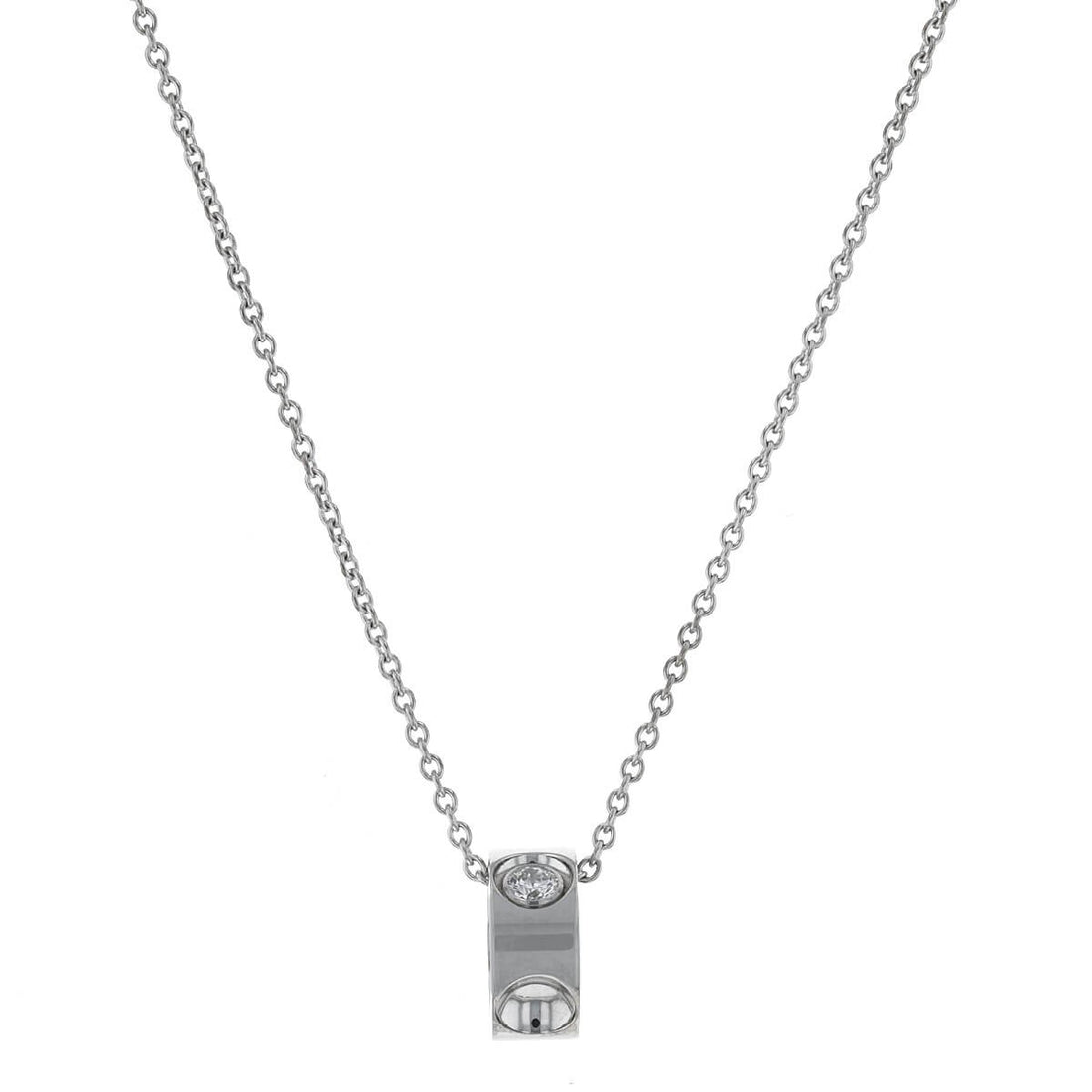 Louis Vuitton Empreinte diamond and gold necklace