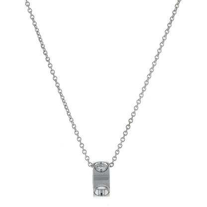 Louis Vuitton Empreinte diamond and gold necklace