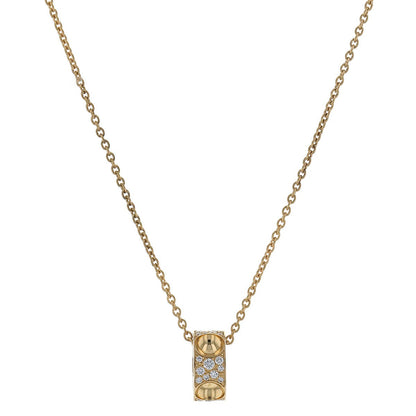 Louis Vuitton Empreinte diamonds and gold necklace