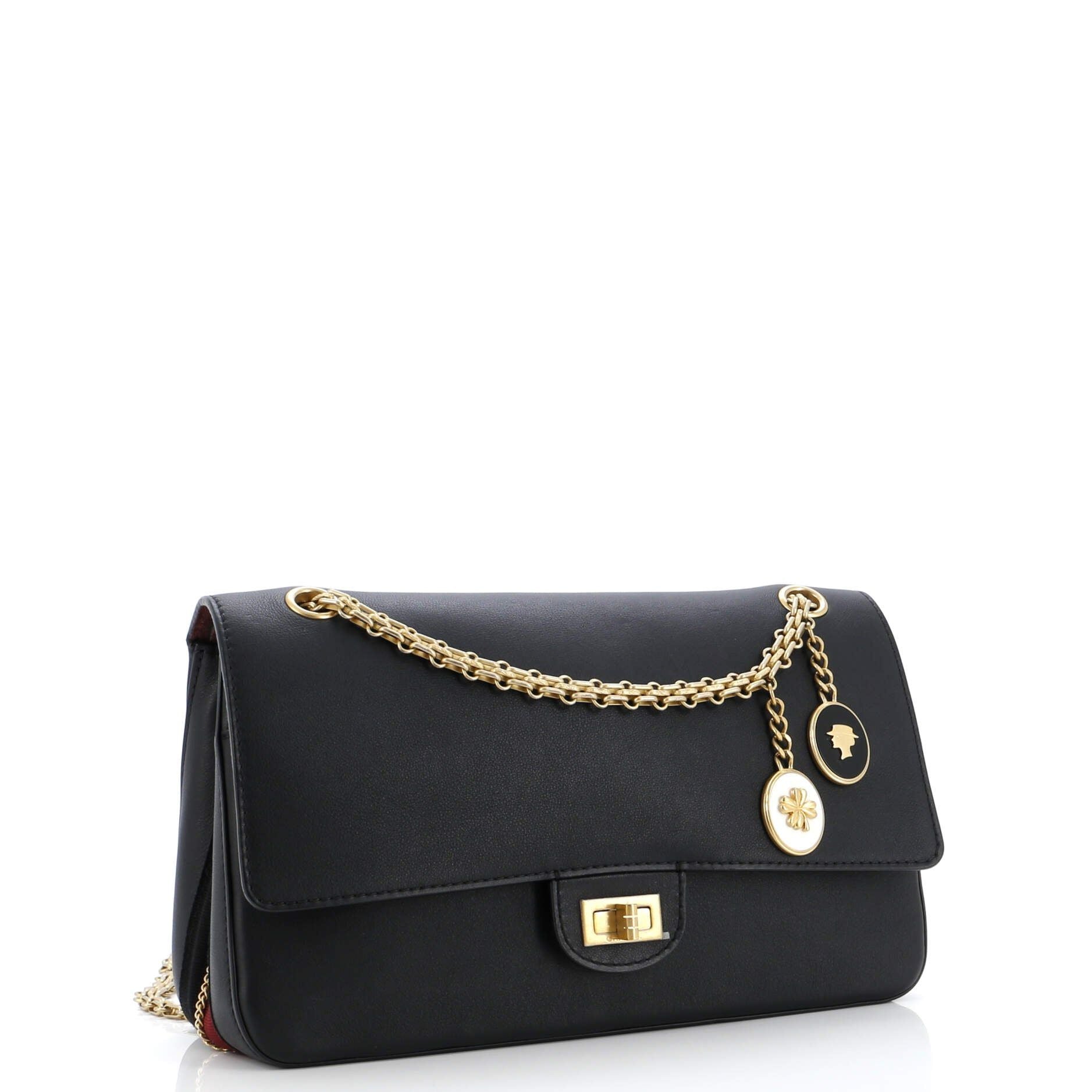 Chanel Nude Medallion Reissue 2.55 Flap Bag Calfskin 226
