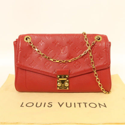 Louis Vuitton Empreinte St.germain Pm Kinxen Shoulder Back Bag Red Shoulder Bag M 48949