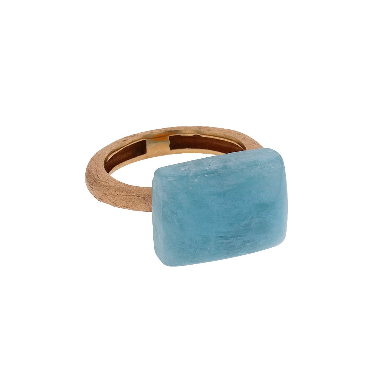 Luis Navarro aquamarine and gold ring