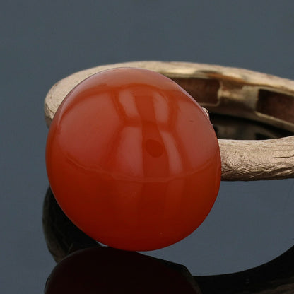 Luis Navarro carnelian and gold ring