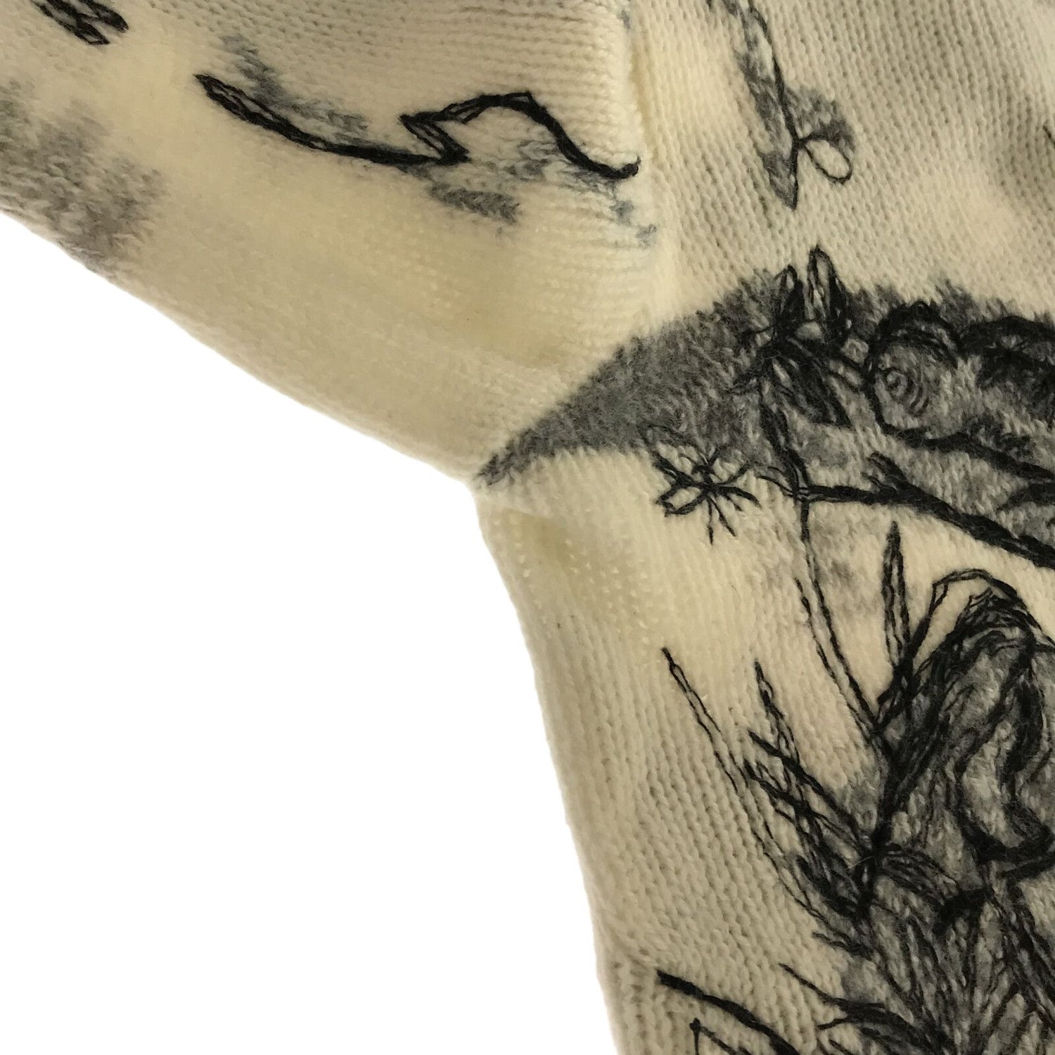 Dior Crew Neck Sweater Knit Cashmere White 34