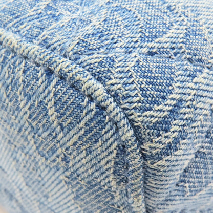 Chanel Sweetheart Small Vanity Case Shoulder Bag Denim Blue