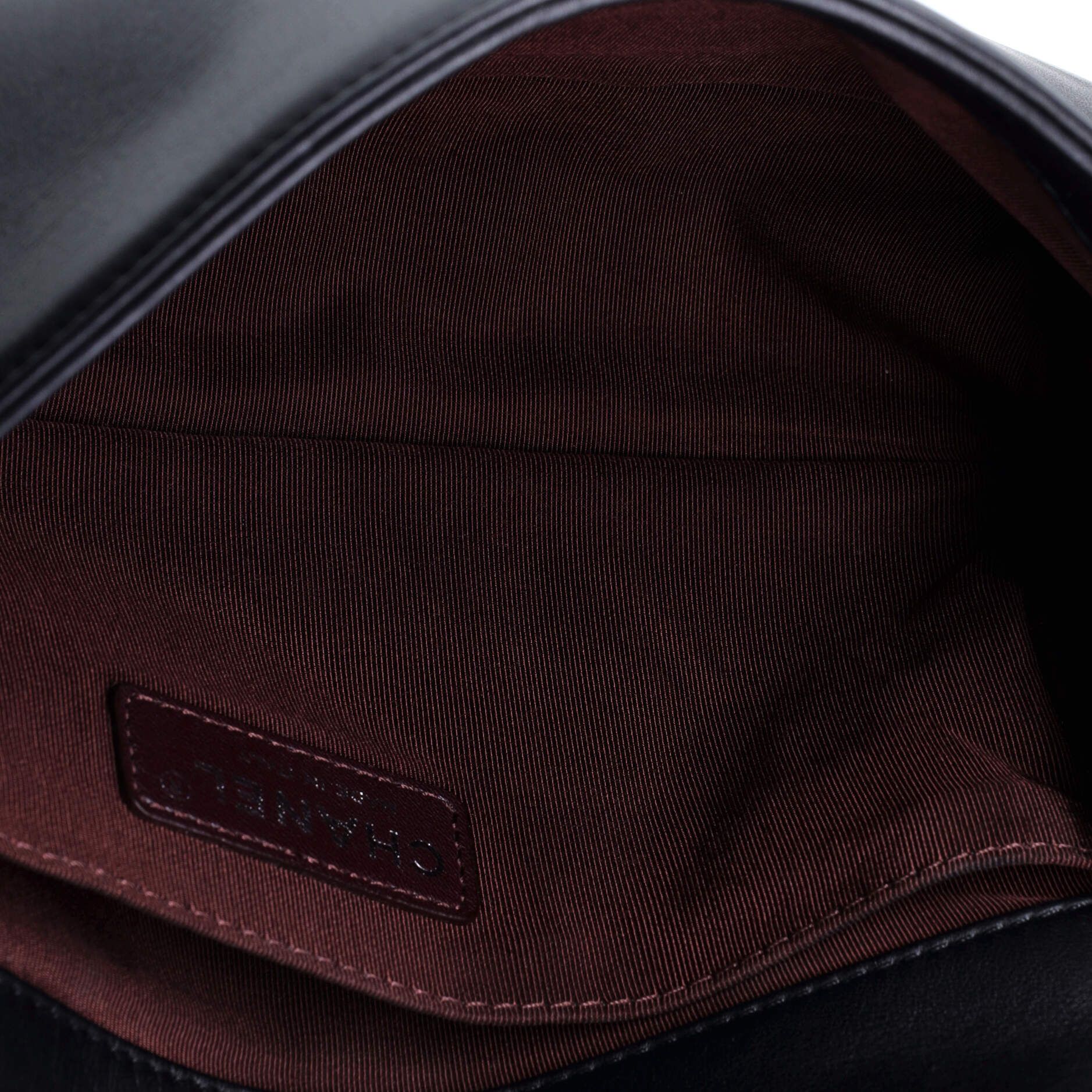 Chanel Boy Flap Bag Chevron Lambskin Old Medium